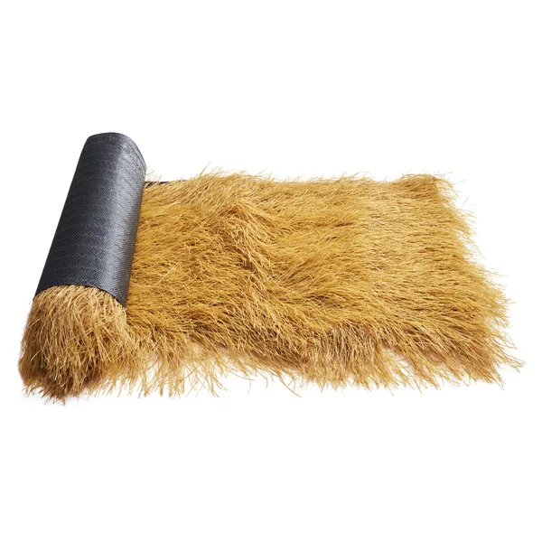 Artificial Thatch Grass Roof, 1.3 x 3.9 ft Tiki Bar Hut Thatch Roofing Roll, Waterproof & Fire-Resistant, Palapa Tiki Roof Mat for Patio Pool Beach Tropical Hawaiian Party D茅cor - Image 7