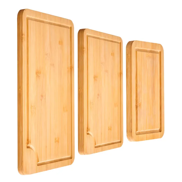 Cutting Board, 3 Pieces, Premium Versatile Bamboo Cutting Board with Food-Grade Oil and Juice Groove,Sturdy & Durable Chopping Board with Built-in Handle, Fit for Display, Chopping & Serving - Image 5