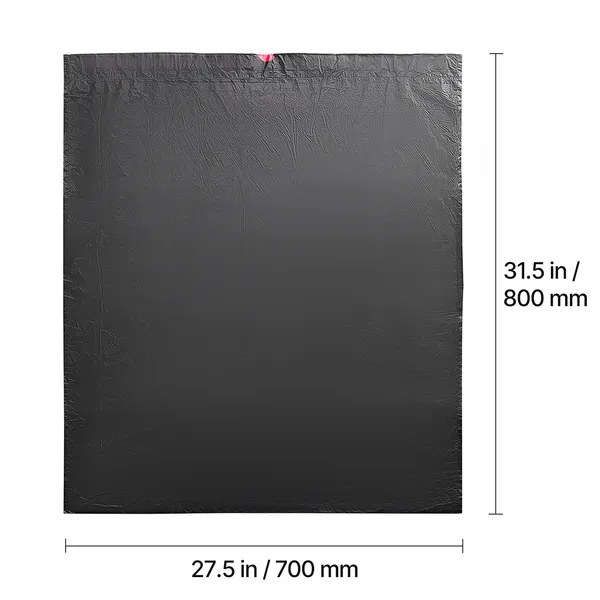 Drawstring Trash Bags, 30 Gallon 50 Count Tall Kitchen Trash Bags, Extra Thick Tough and Durable Garbage Bag, Recyclable Bin Bag with Drawstrings, for Home Kitchen, Office, RV & Camping (Black) - Image 9