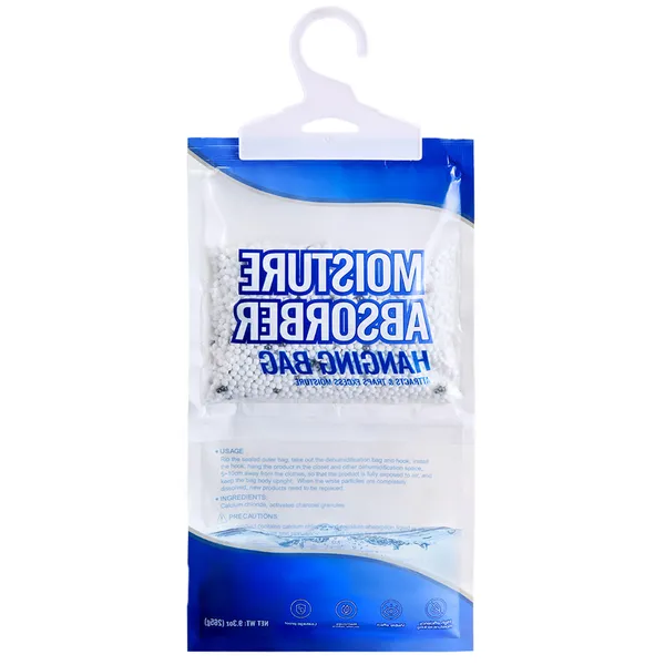 Hanging Moisture Absorber, 9.3 oz Hanging Closet Dehumidifier Bags(10 Packs), Fragrance Free Moisture Bags in Wardrobes, Bedrooms, Bathrooms - Image 9