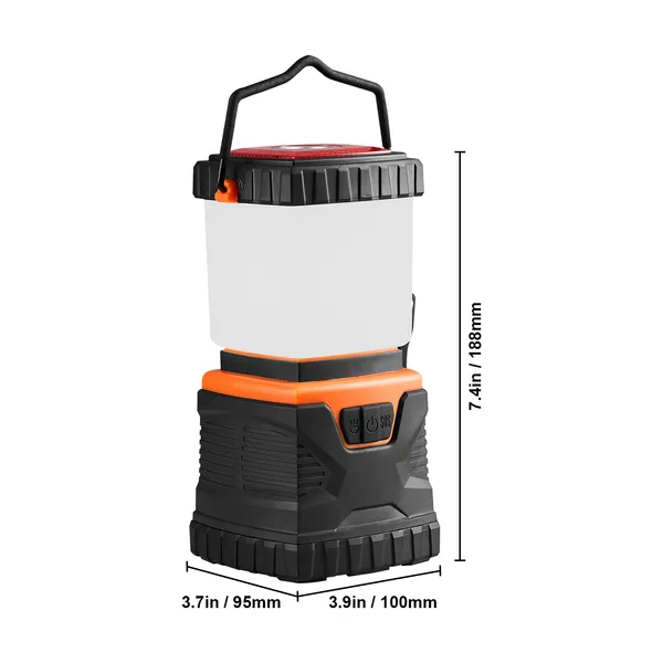 LED Camping Lantern, All-in-one, 1000LM, 360掳 Illumination, 4 Lighting Modes, Battery Powered Light, Outdoor Robust Flashlight, Built to Last Light, Ideal for Hiking Fishing Outages Repairs - Image 9