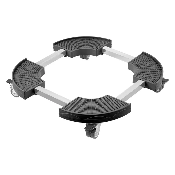 Trash Can Dolly with 4 Lockable Wheels, 440lbs Weight Capacity, Round Trash Can Roller Base, 15-22.8 in Adjustable, Heavy Duty Drum Dolly Plant Caddy, Multi-Functional Rolling Dolly Cart, Black - Image 12